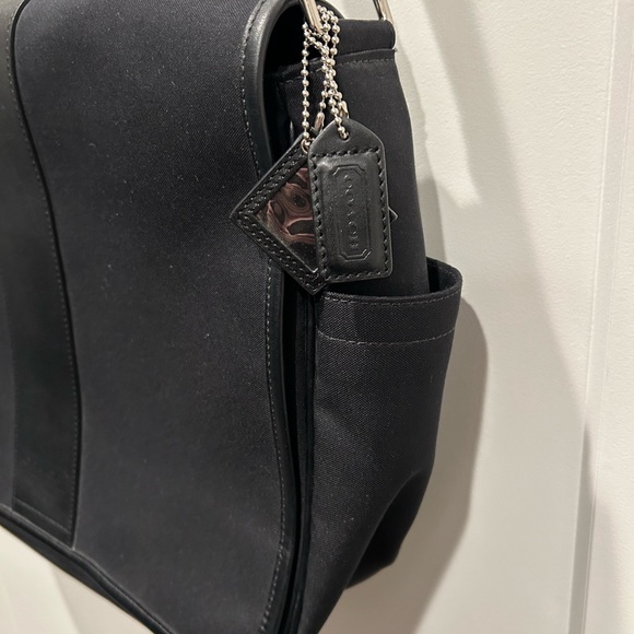 Coach Messenger Bag Black Tote Designer - Picture 4 of 8